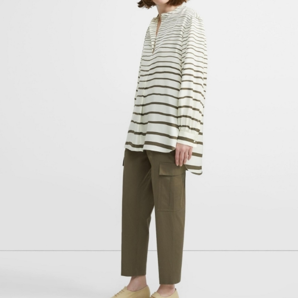 Nwt Theory 100% Silk Popover Tunic